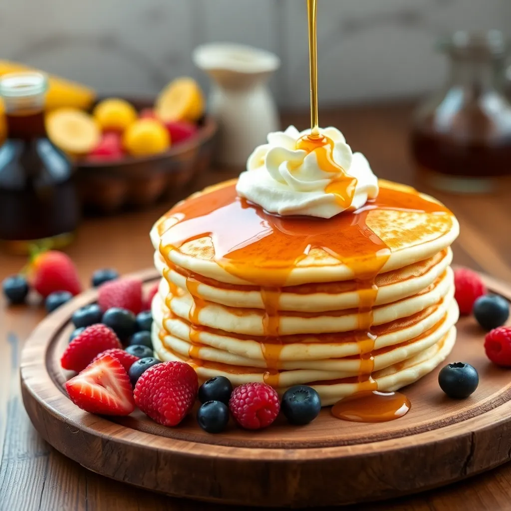 best buttermilk pancakes recipe - Pancake Recipe Step Image