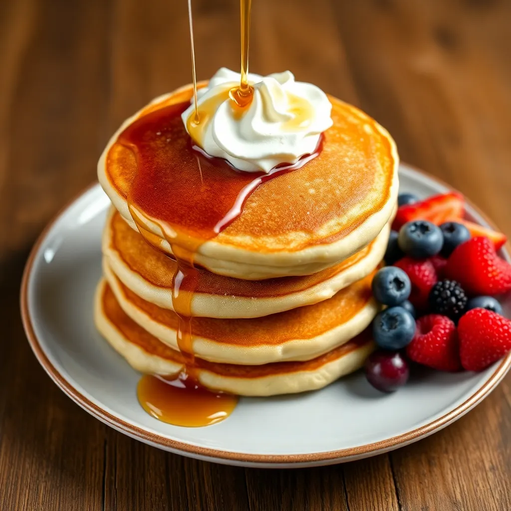 breakfast pancake recipe - Pancake Recipe Step Image