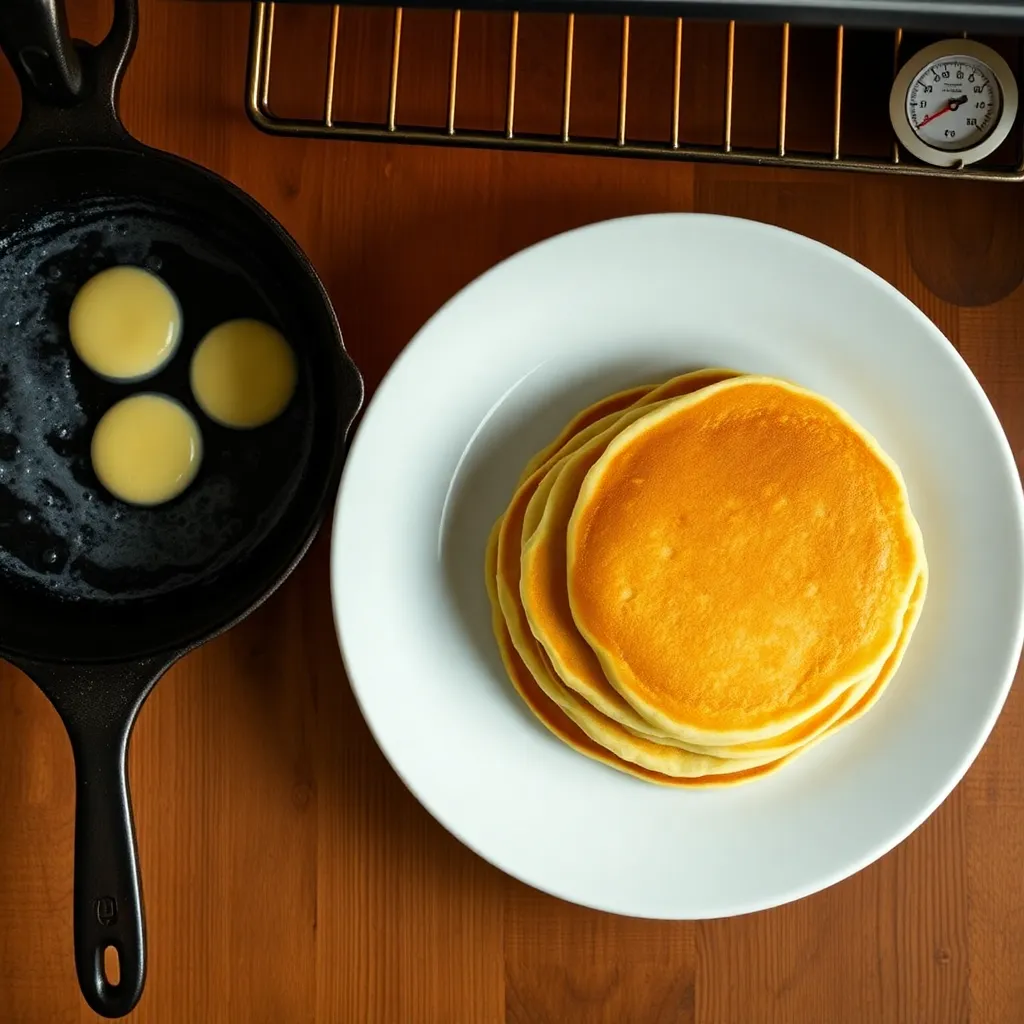 pancake recipe without baking powder and eggs - Pancake Recipe Step Image