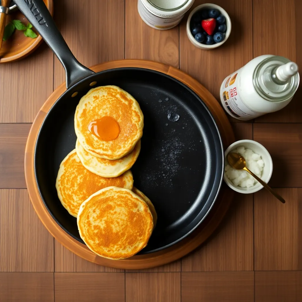 protein pancakes recipe - Pancake Recipe Step Image