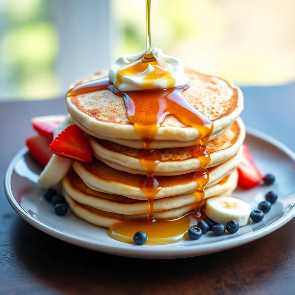 pancake recipe for 2 no eggs - Pancake Recipe Step Image