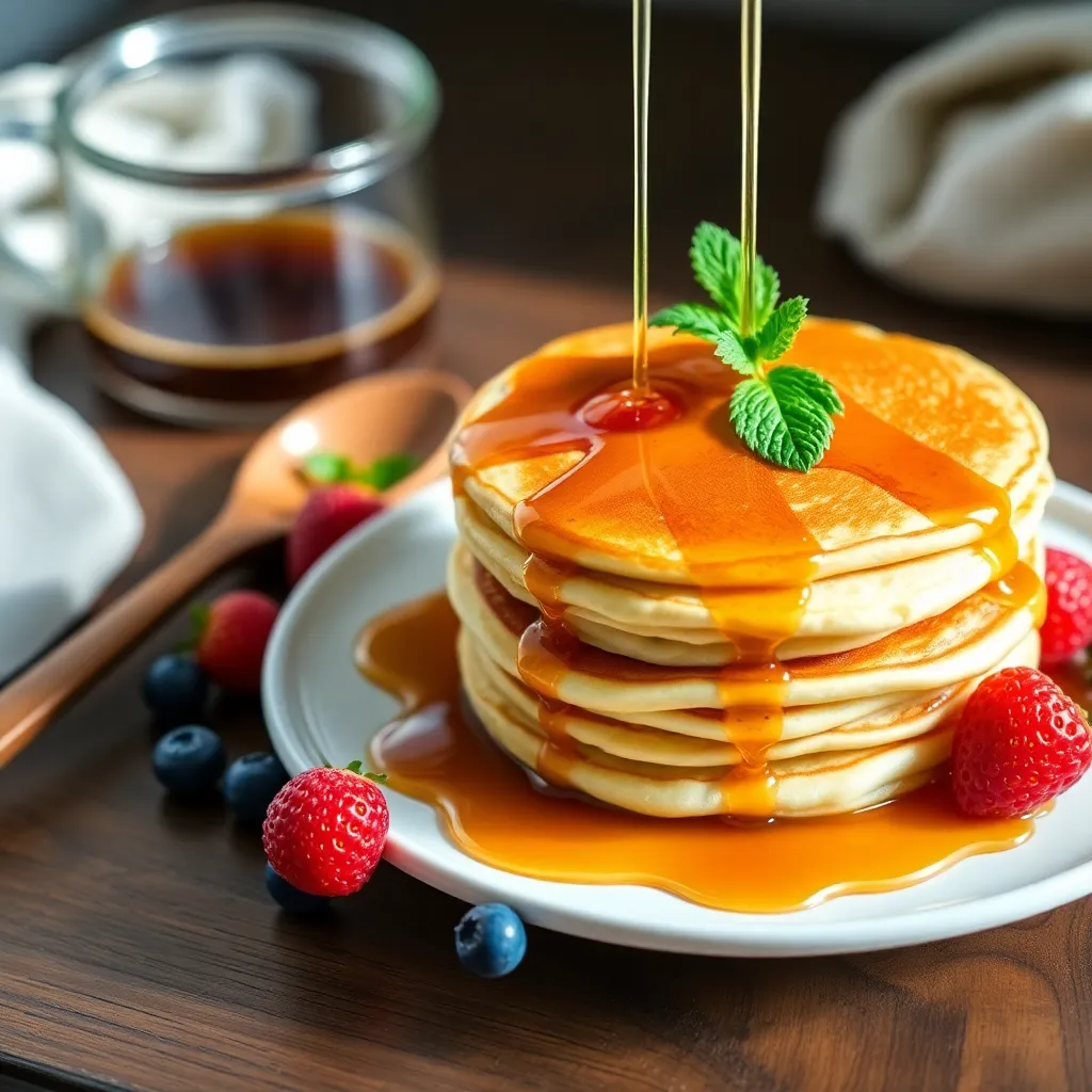 caramel maple pancake syrup recipe - Serve