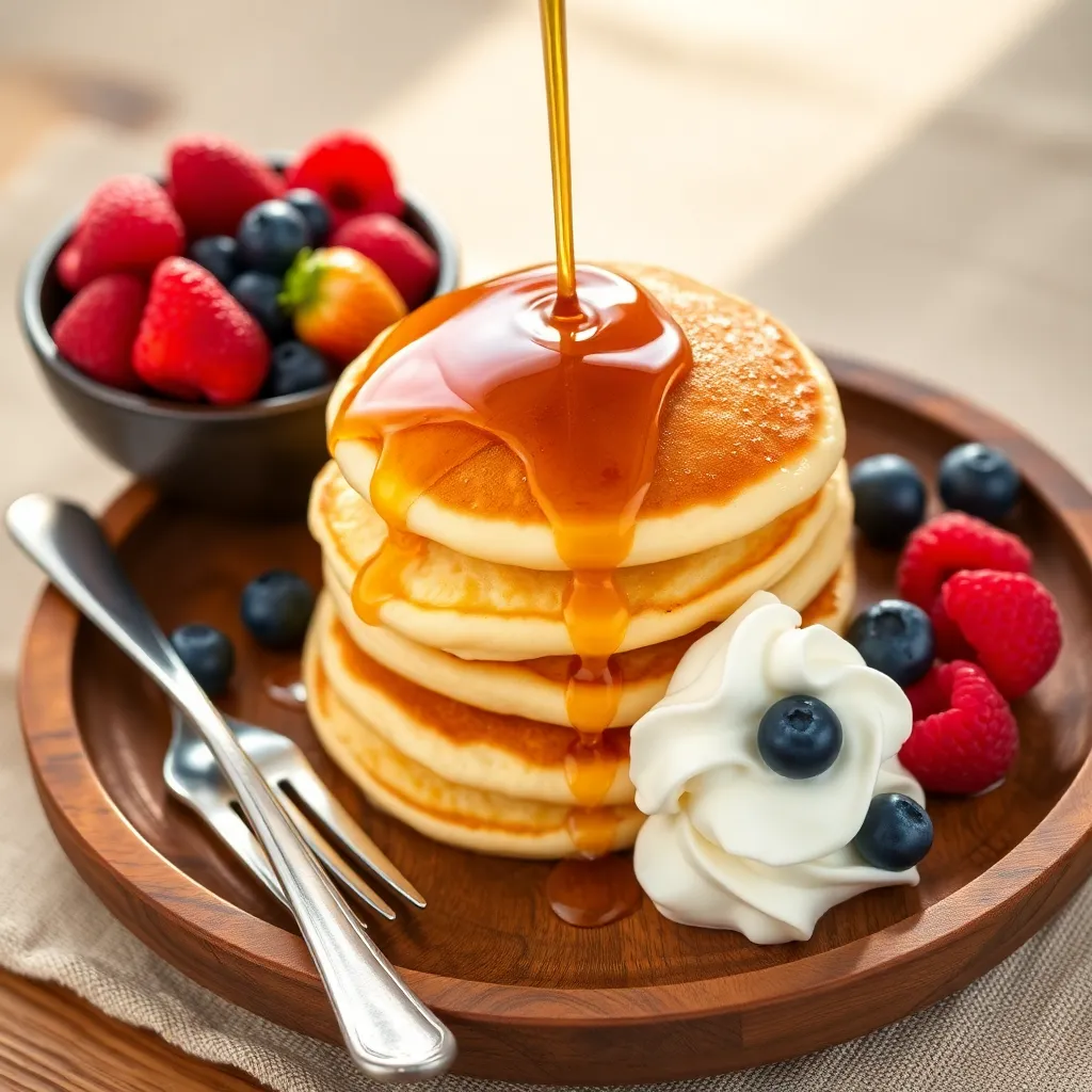 scotch pancakes recipe - Serving Pancakes