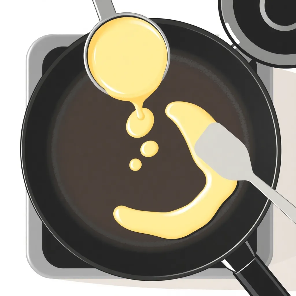 pancake recipe for 2 no eggs - Pancake Recipe Step Image