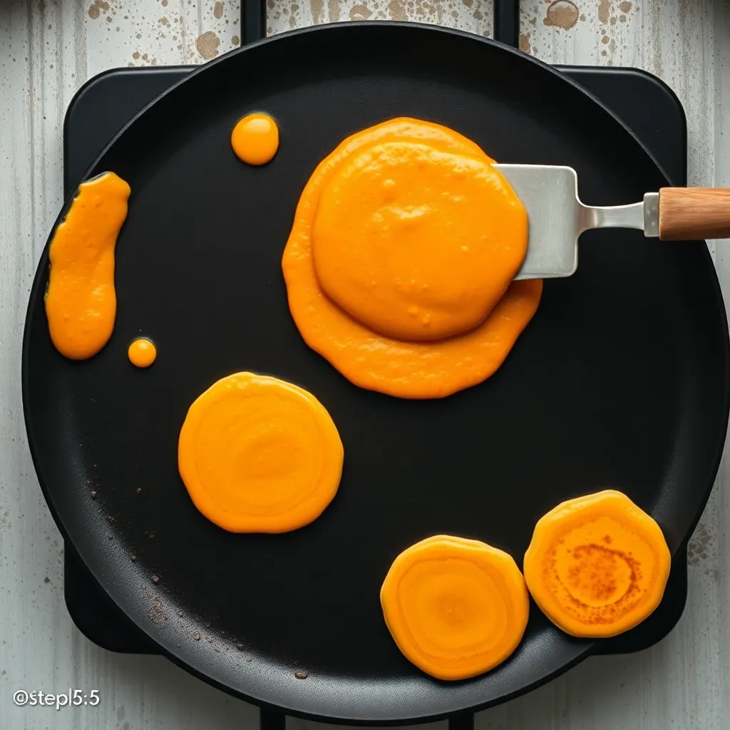 pancake pumpkin recipe - Pancake Recipe Step Image