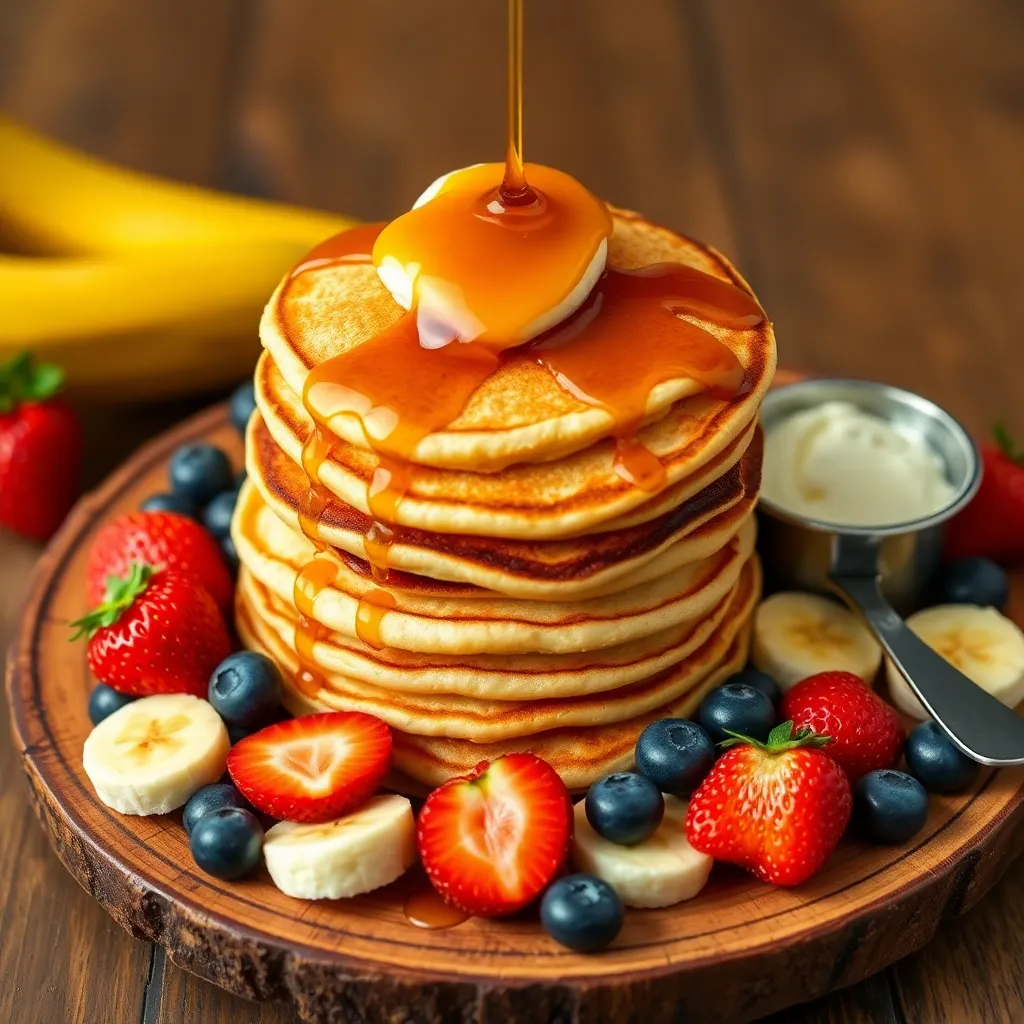 recipe for banana pancakes healthy - Pancake Recipe Step Image