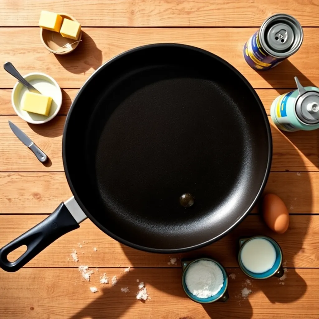 pancake recipe for two - Step 2: Preheat Skillet