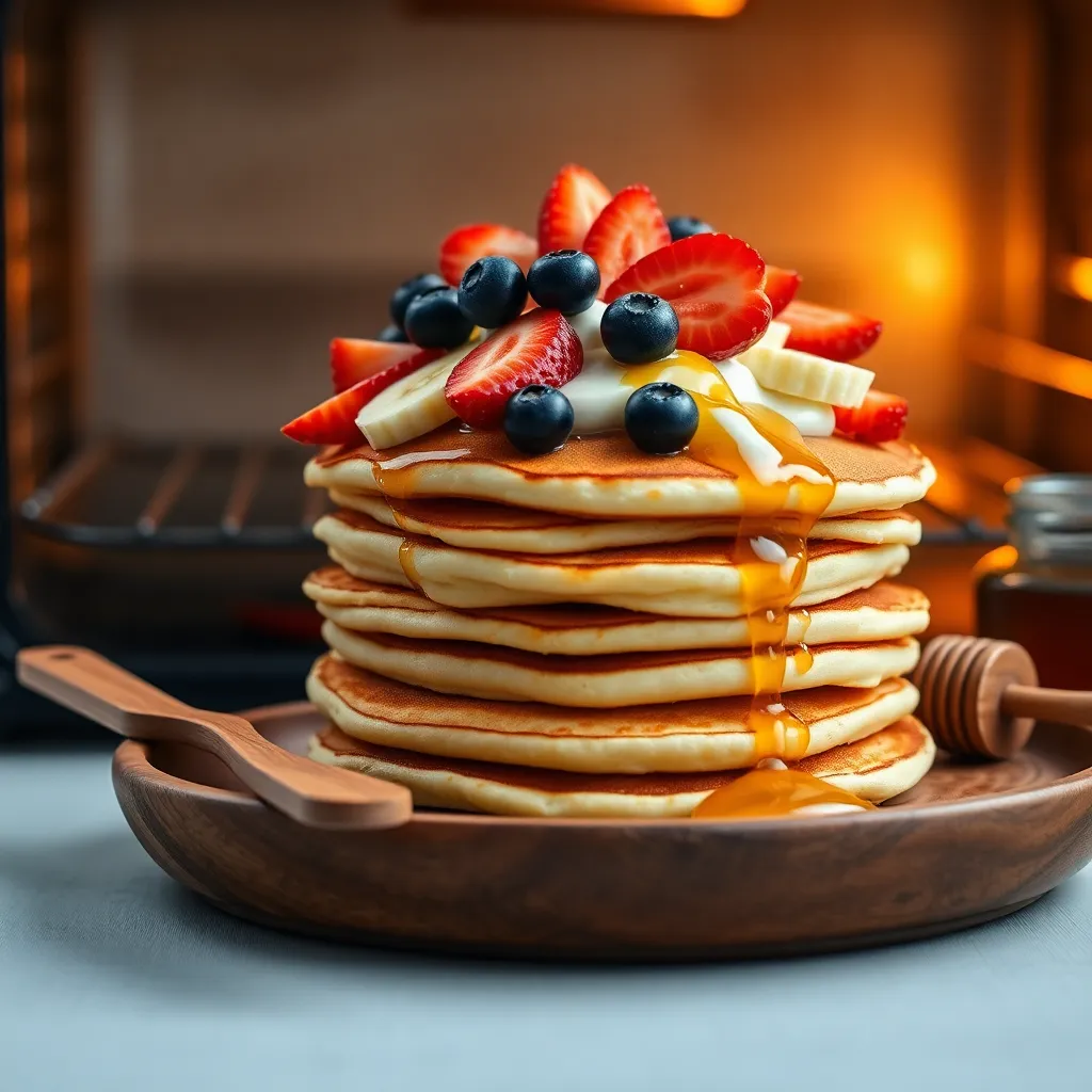 pancake recipe no sugar - Pancake Recipe Step Image