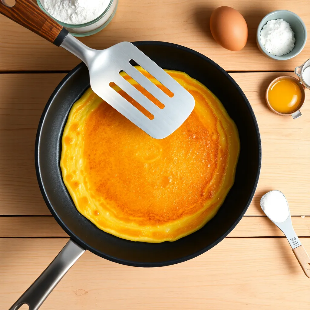 pancake recipe for 1 no milk - Pancake Recipe Step Image