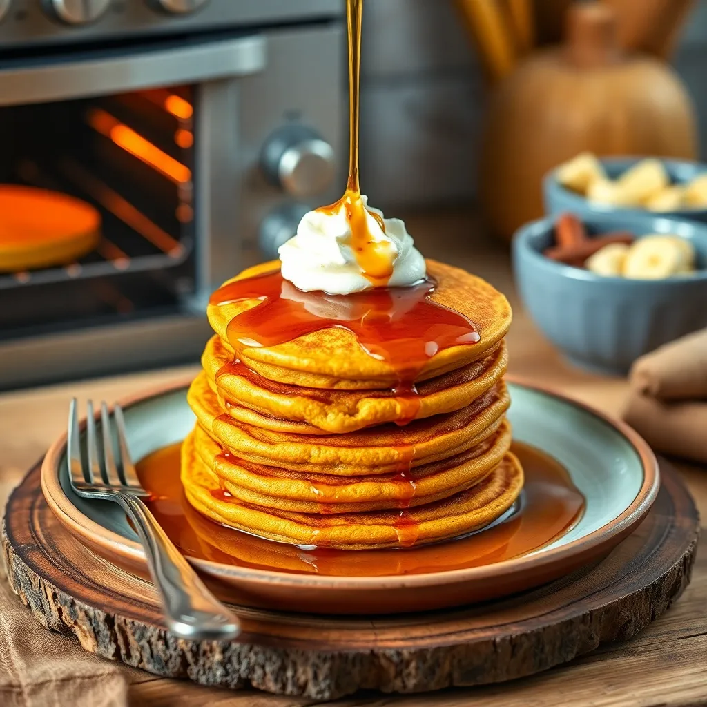 pancake pumpkin recipe - Pancake Recipe Step Image