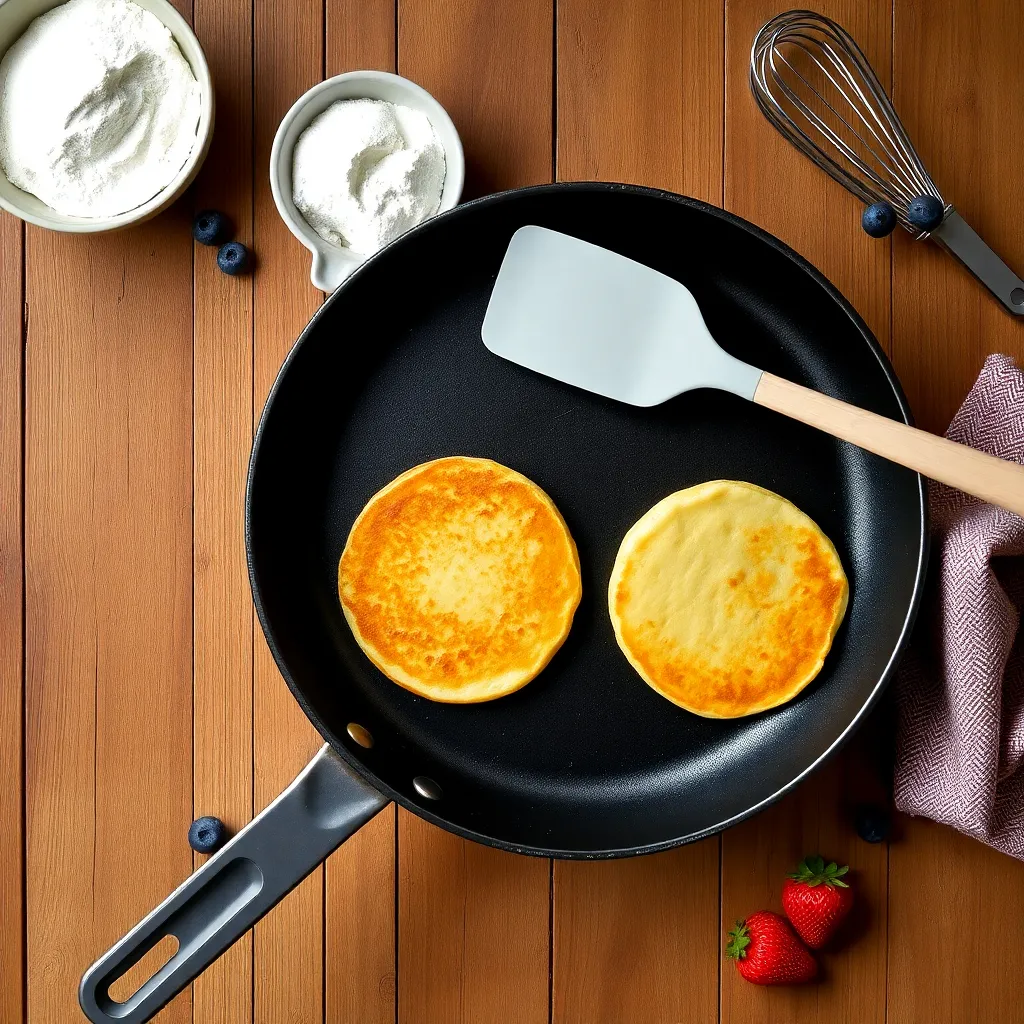 pancake recipe no butter no milk - Pancake Recipe Step Image