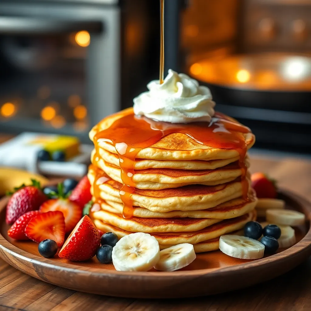 pancake recipe without baking powder uk - Pancake Recipe Step Image