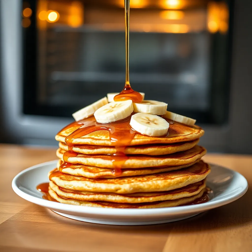 banana pancake recipe with self rising flour - Pancake Recipe Step Image