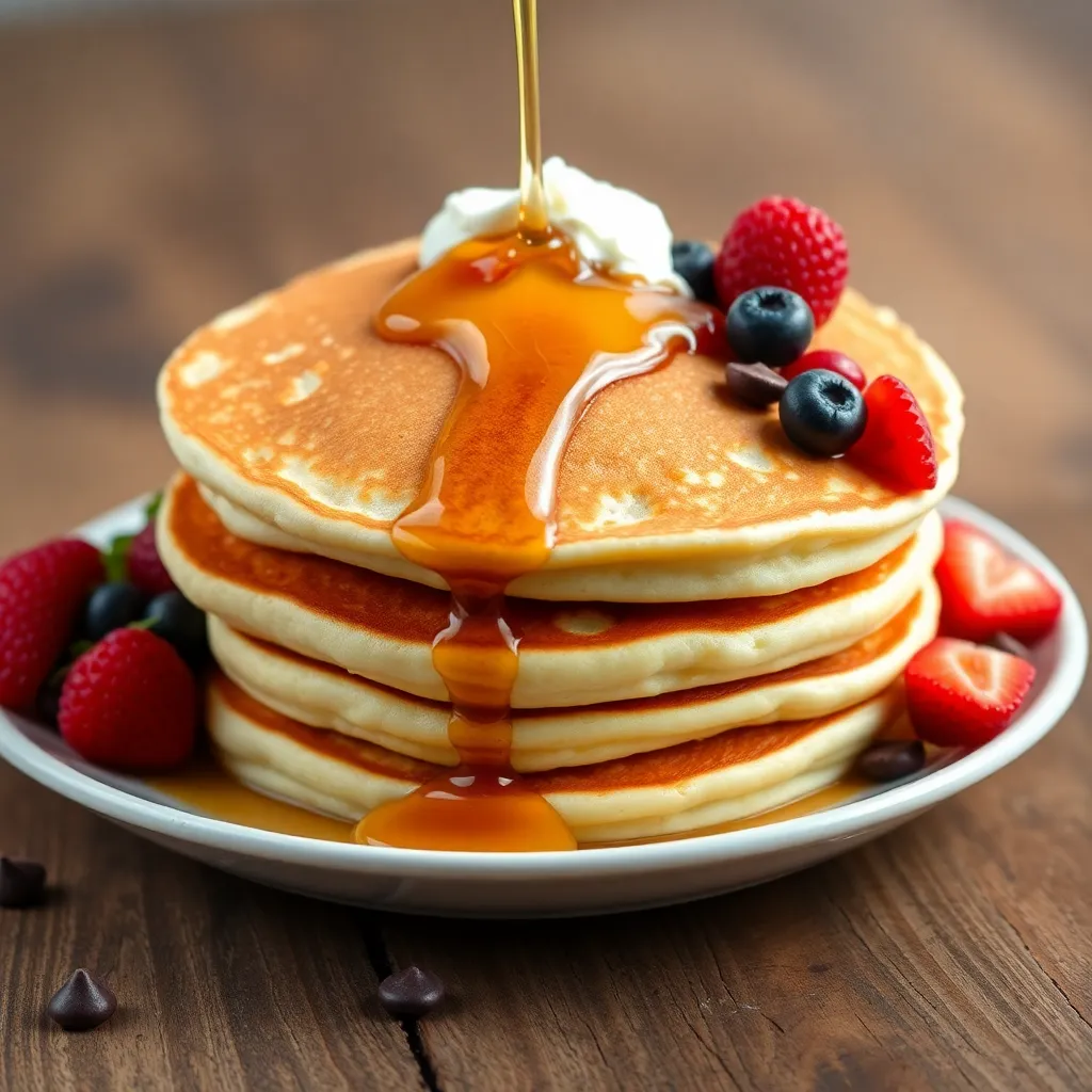 fluffy pancake recipe easy - Pancake Recipe Step Image