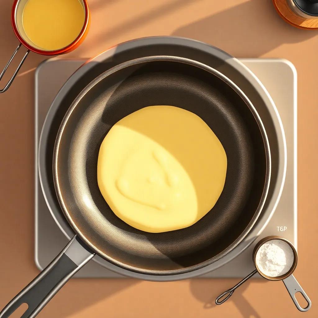 one person pancake recipe - Pancake Recipe Step Image