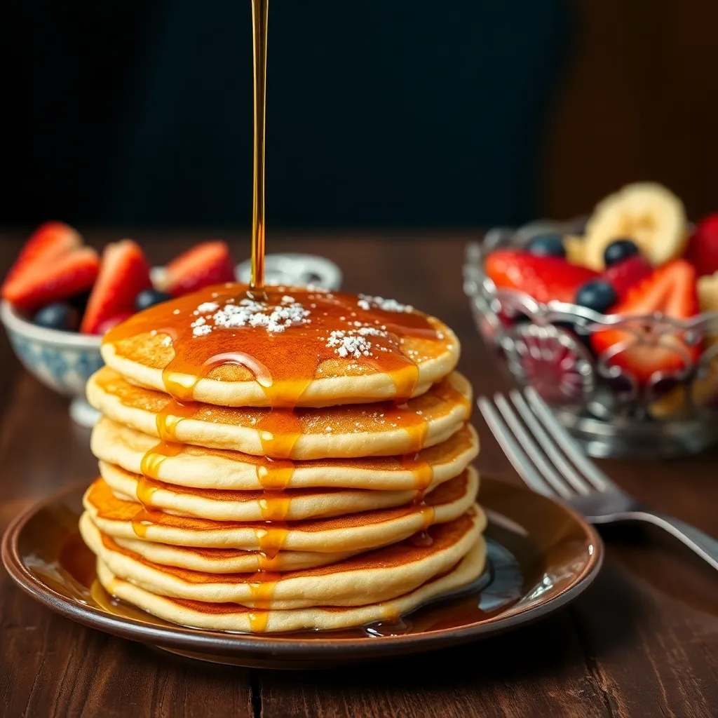 diner pancakes recipe - Pancake Recipe Step Image