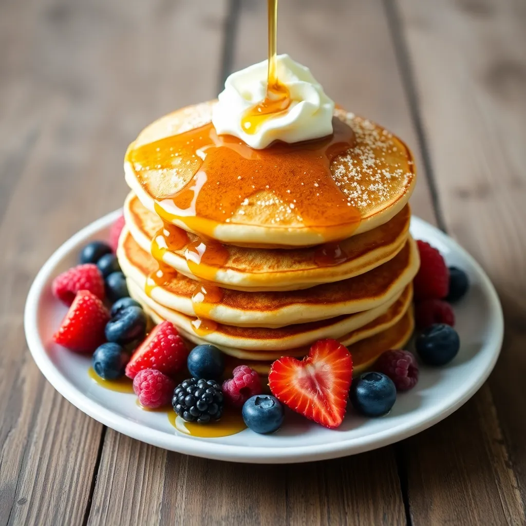 cafe delites pancakes recipe - Pancake Recipe Step Image