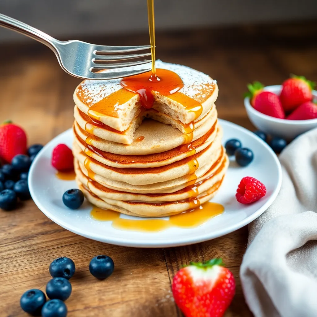 nutritious pancake recipe - Pancake Recipe Step Image