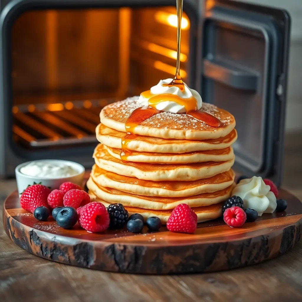 pancake recipe with self rising flour and milk - Pancake Recipe Step Image