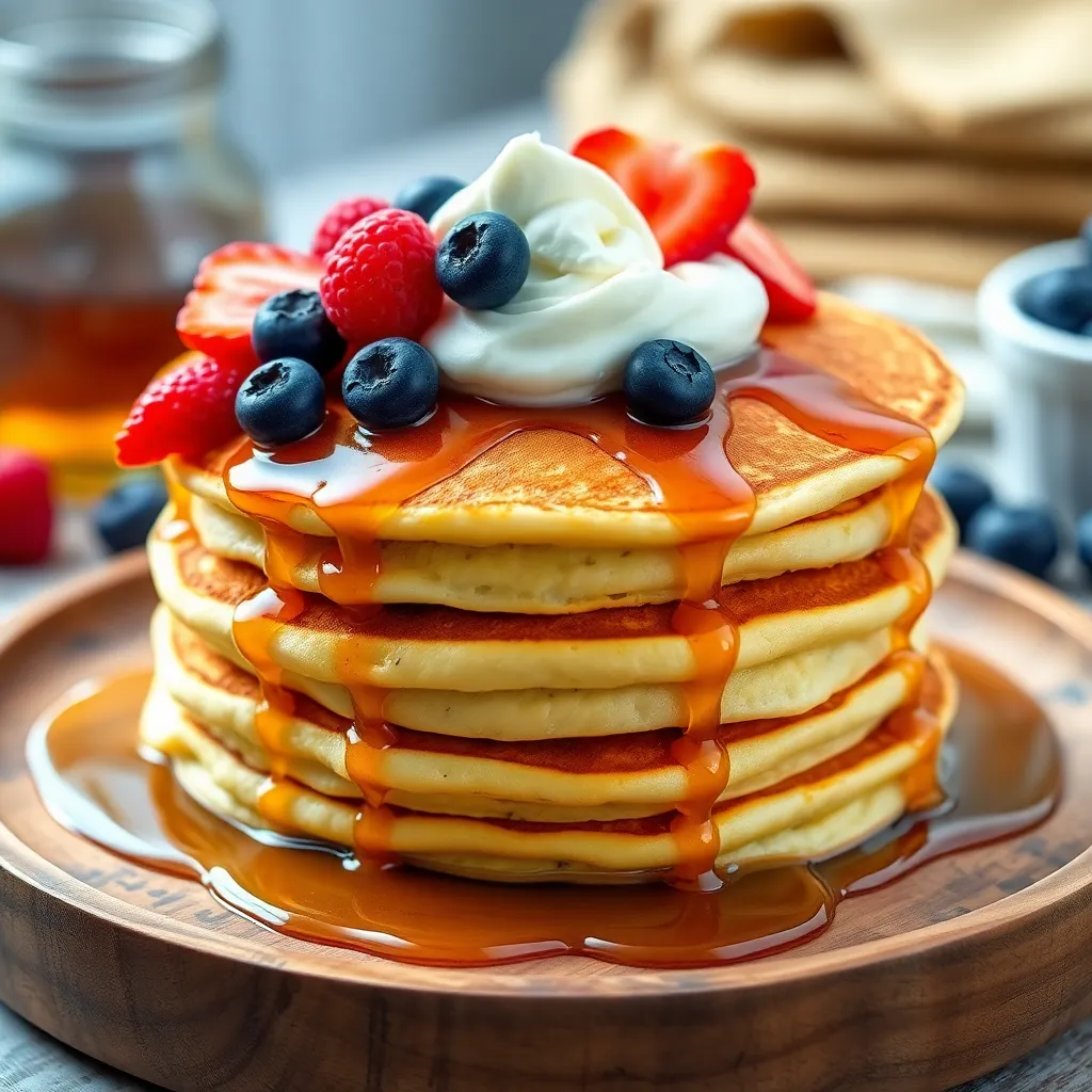 pancake recipe without baking powder easy - Pancake Recipe Step Image