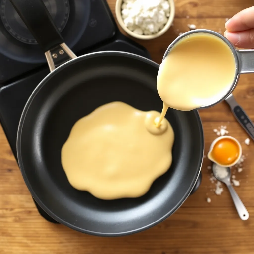 homemade pancake recipe - Pancake Recipe Step Image