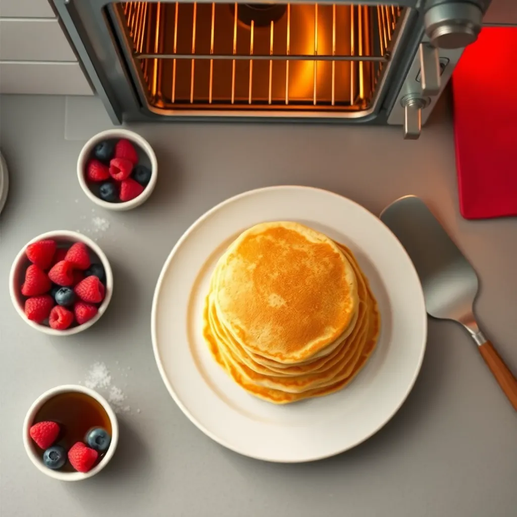 pancake recipe without baking powder and butter - Pancake Recipe Step Image