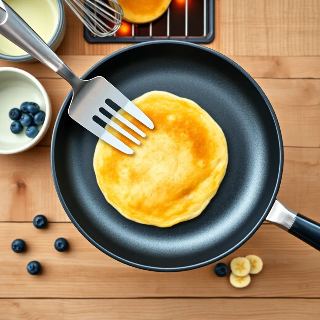 fluffy simple pancake recipe - Pancake Recipe Step Image