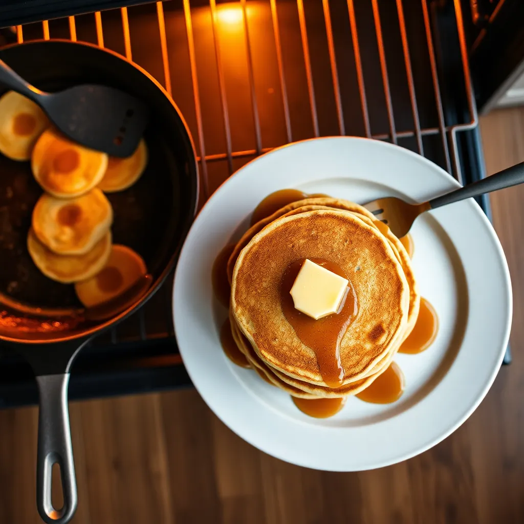 true american pancakes recipe - Pancake Recipe Step Image