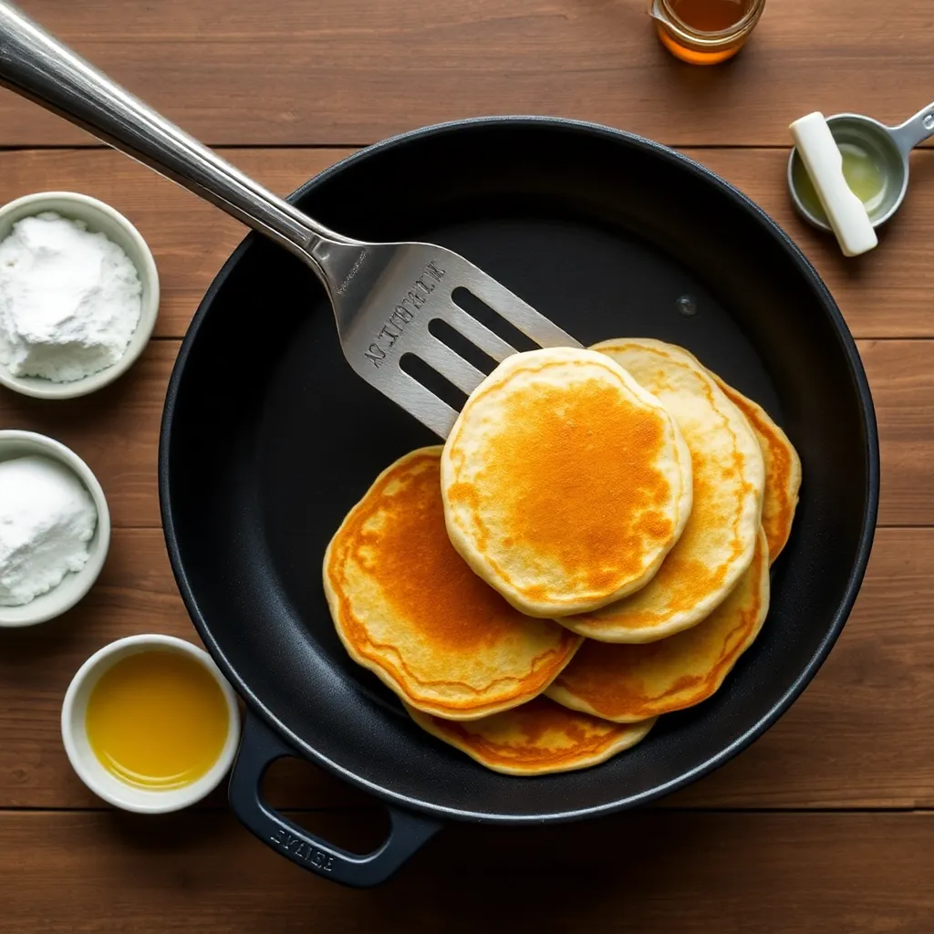 coconut flour pancake recipe - Pancake Recipe Step Image