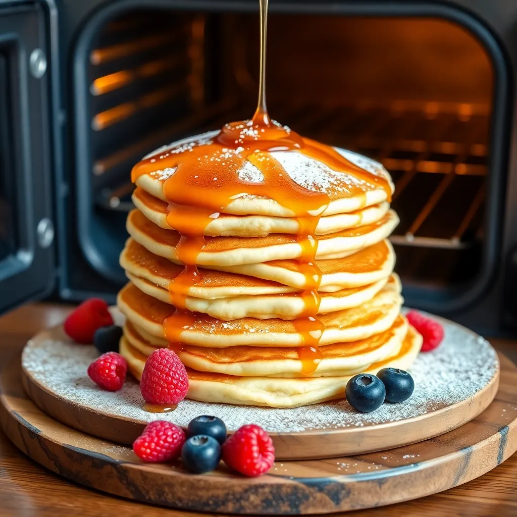 pancake recipe without baking powder and milk - Pancake Recipe Step Image