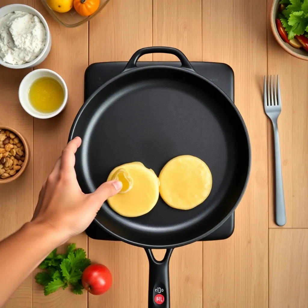 pancake recipe without eggs or butter - Pancake Recipe Step Image