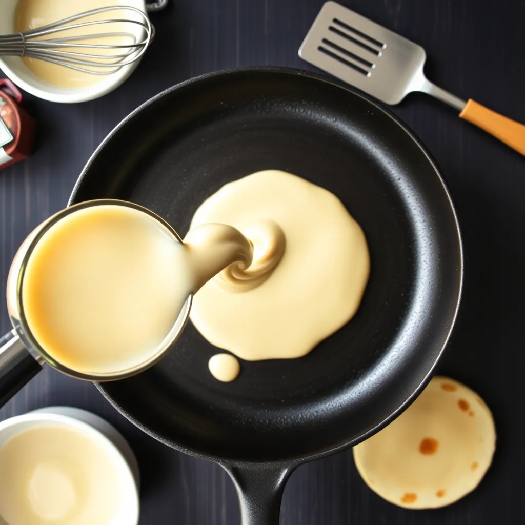 1 pancake recipe - Pancake Recipe Step Image