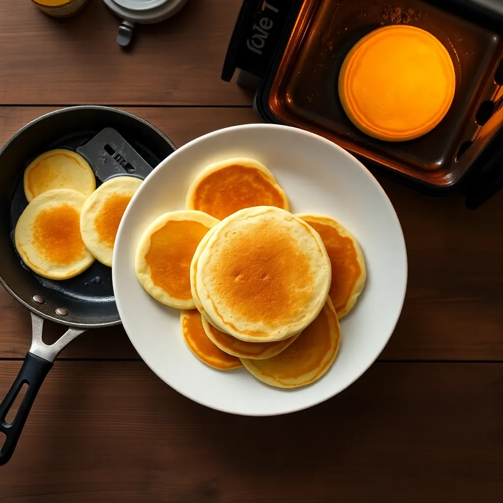 easiest pancake recipe - Pancake Recipe Step Image