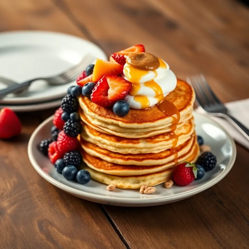 protein pancakes recipe - Pancake Recipe Step Image