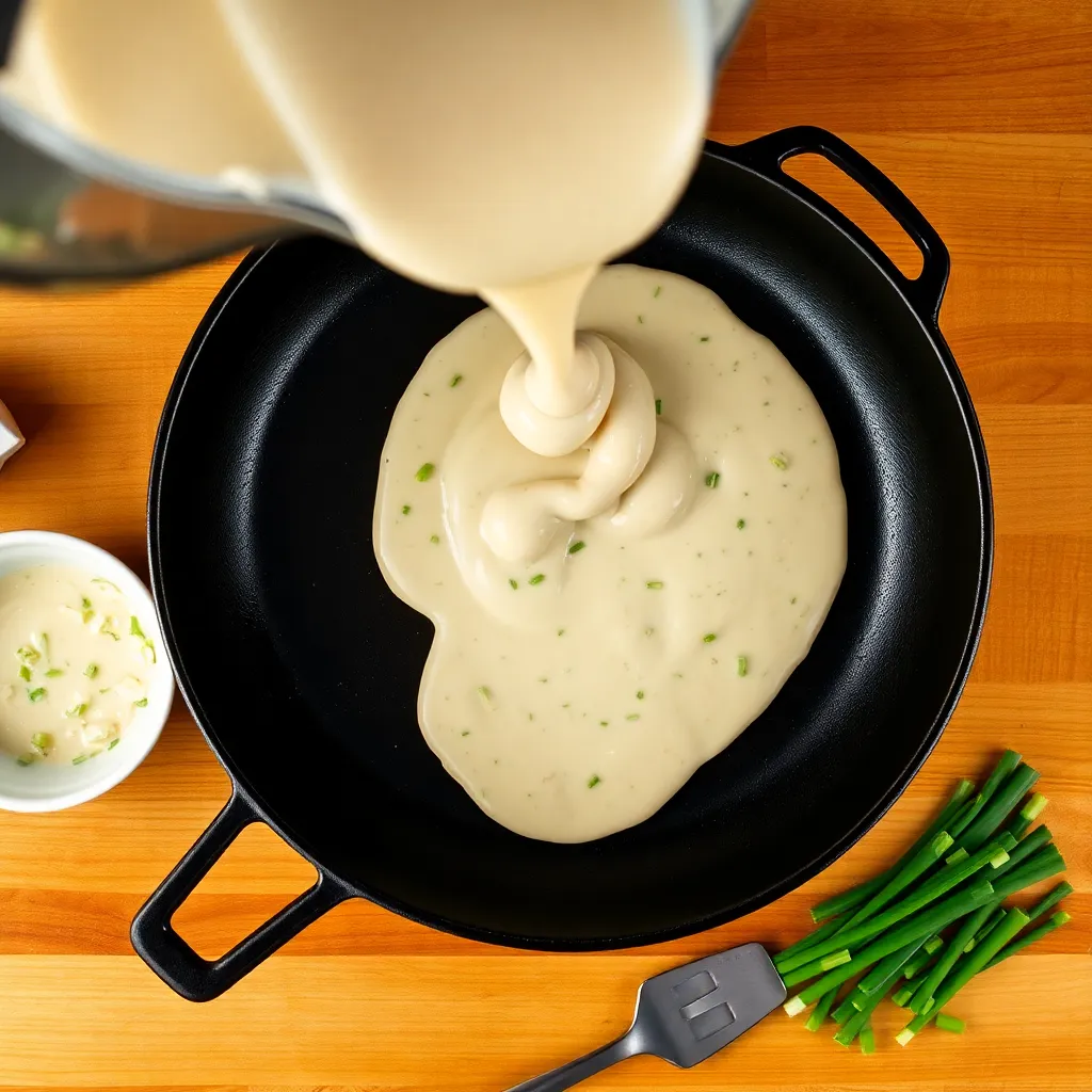 korean scallion pancake recipe - Pancake Recipe Step Image