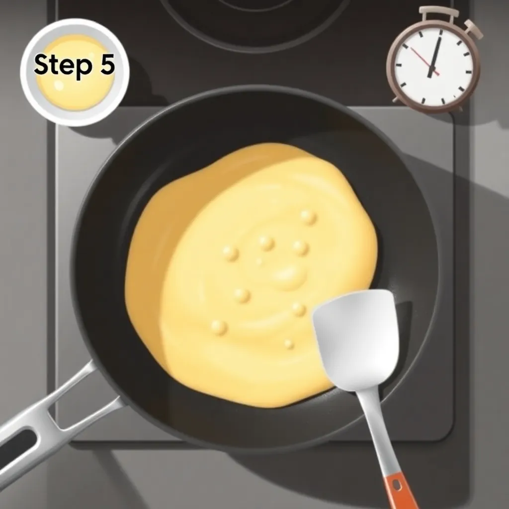 pancake recipe no milk no egg no butter - Pancake Recipe Step Image