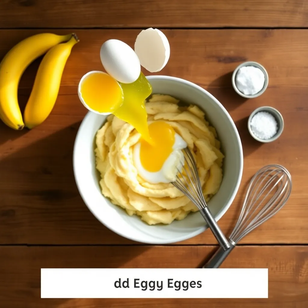 banana egg pancake recipe - Pancake Recipe Step Image