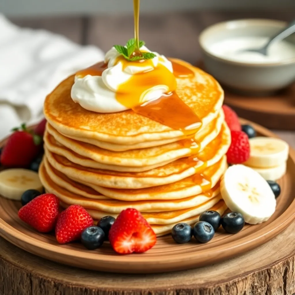 elastic pancakes recipe - Pancake Recipe Step Image