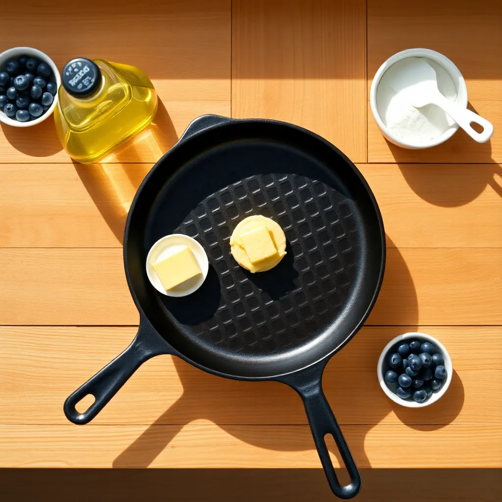 blueberry pancake recipe with self rising flour - Pancake Recipe Step Image