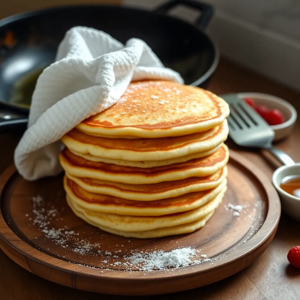 pancake recipe using buttermilk - Pancake Recipe Step Image