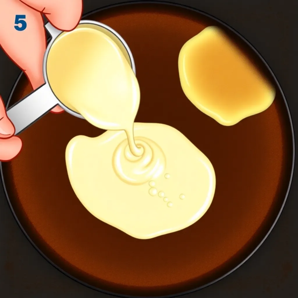 pancake recipe fluffy buttermilk - Pancake Recipe Step Image