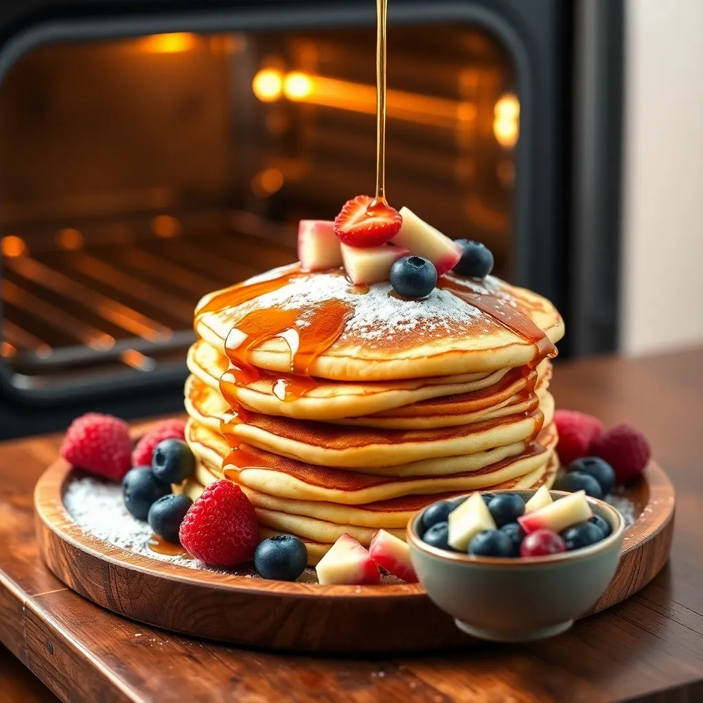 pancake recipe no milk no egg no butter - Pancake Recipe Step Image