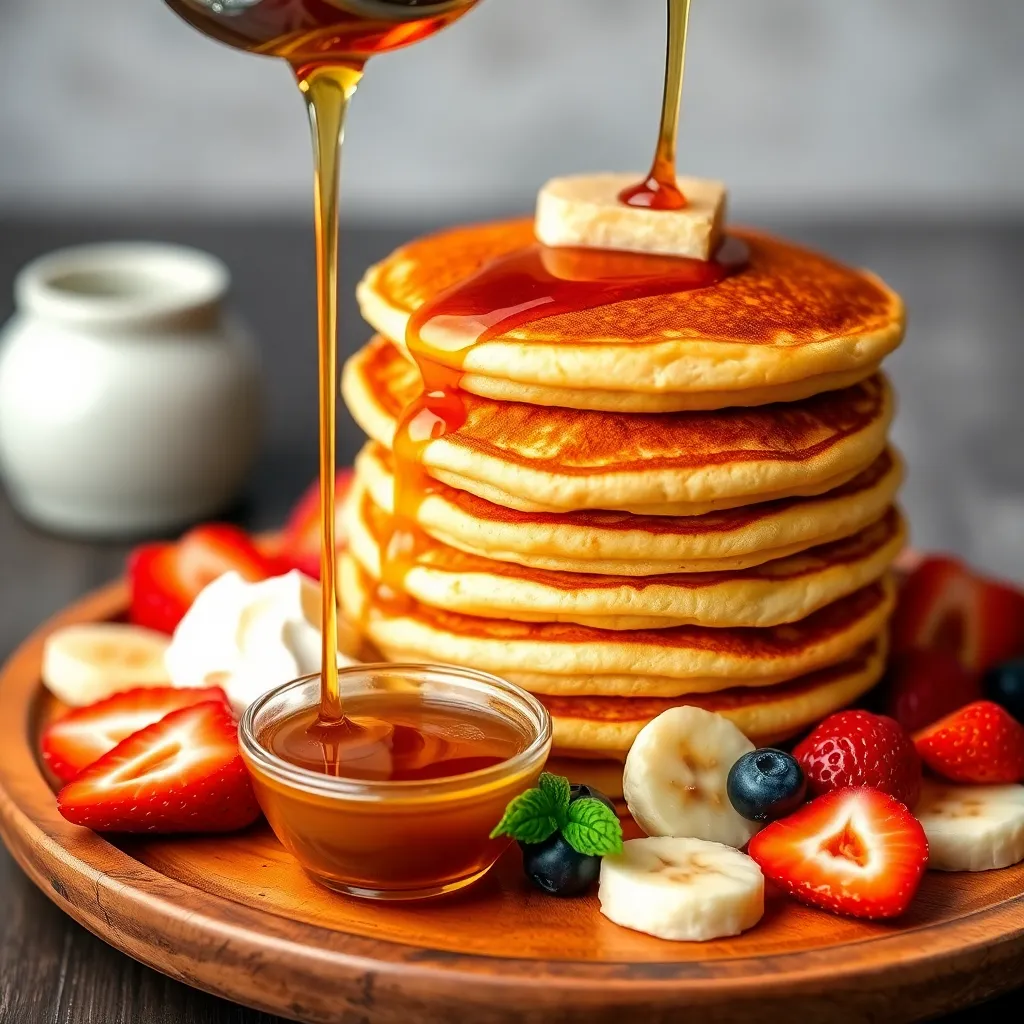 pancake recipe no baking powder - Pancake Recipe Step Image