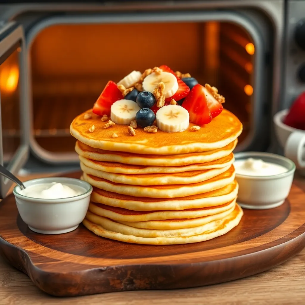 pancake recipe fluffy healthy - Pancake Recipe Step Image