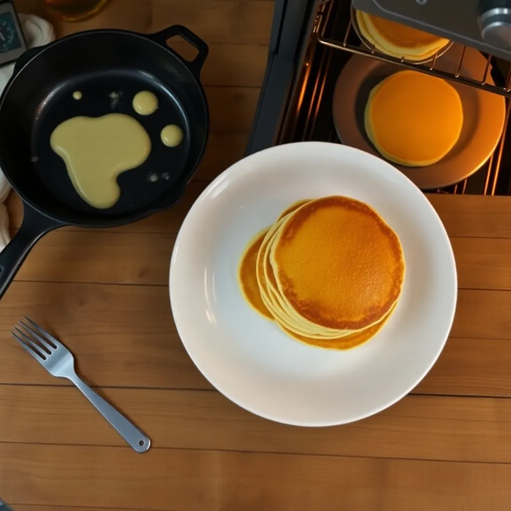 pancake dishes recipes - Pancake Recipe Step Image