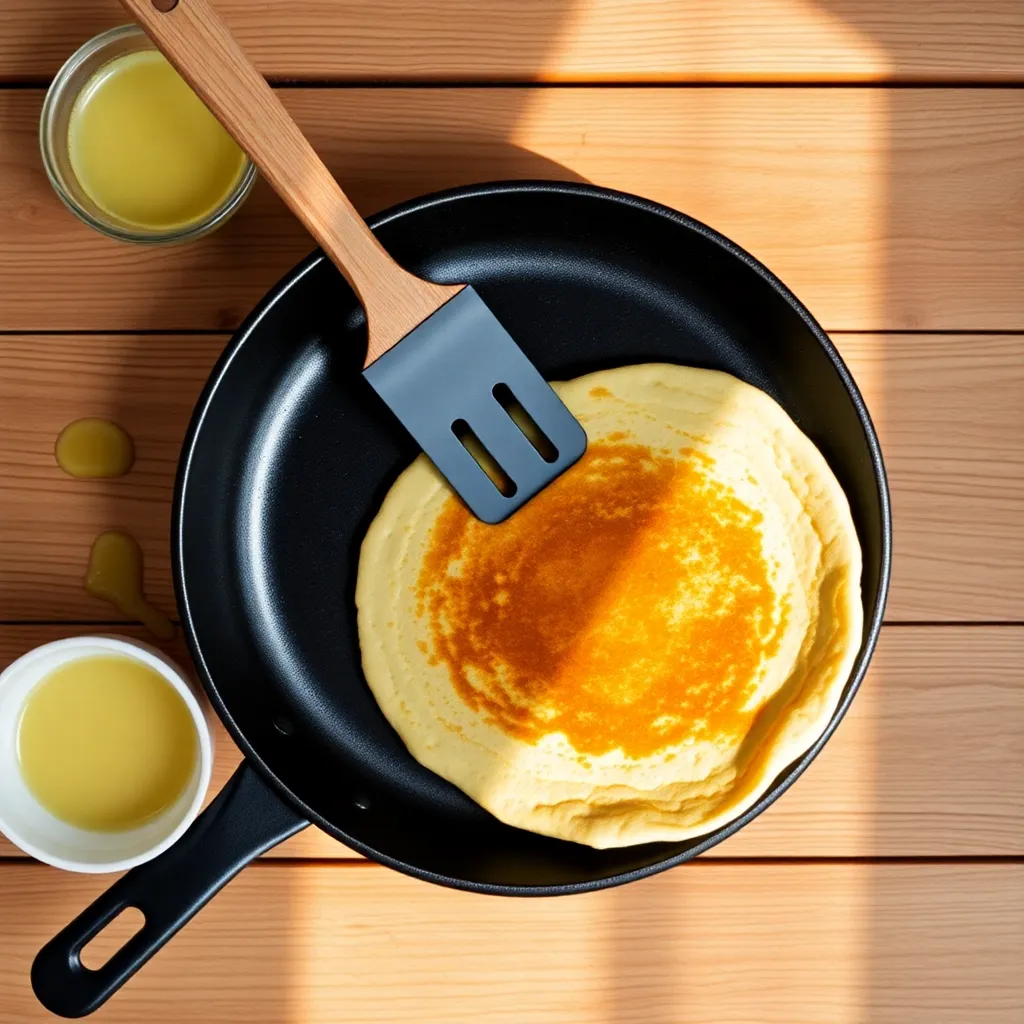 recipe pancakes - Pancake Recipe Step Image