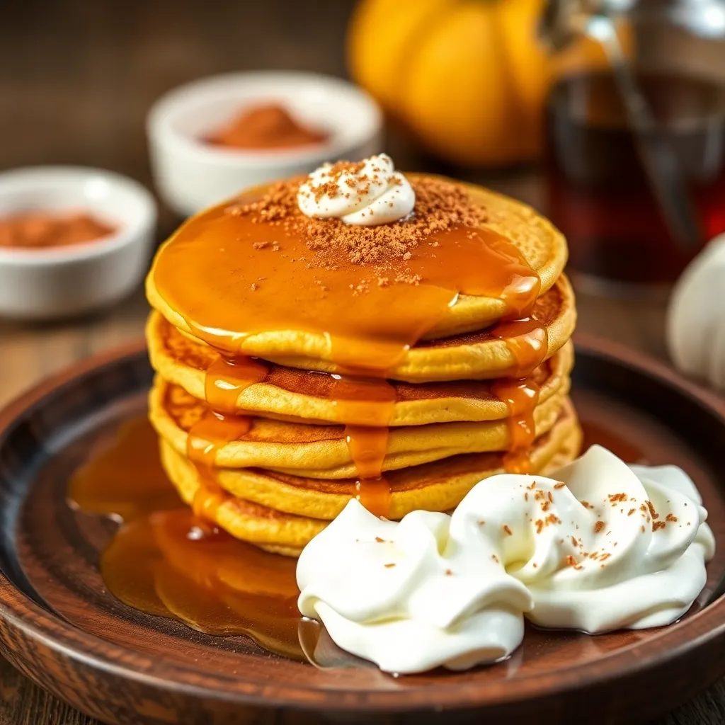 pumpkin spice pancakes recipe - Pancake Recipe Step Image