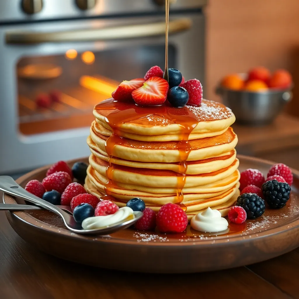 pancake recipe for 2 no milk - Pancake Recipe Step Image