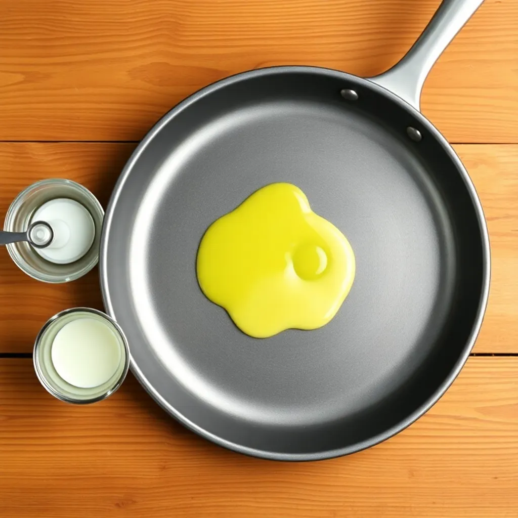 pancake recipe without eggs and flour - Preheat the Pan