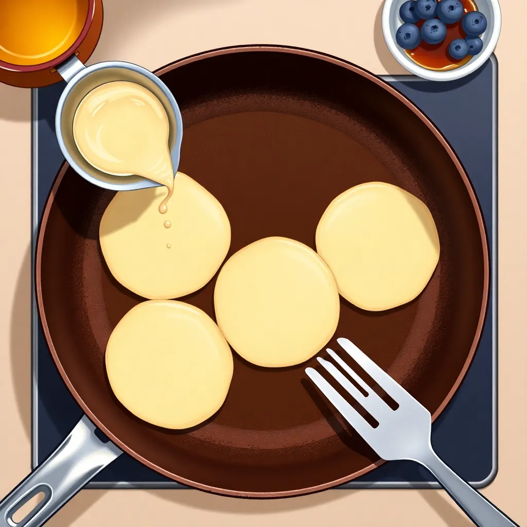 pancake recipe without eggs - Step 5